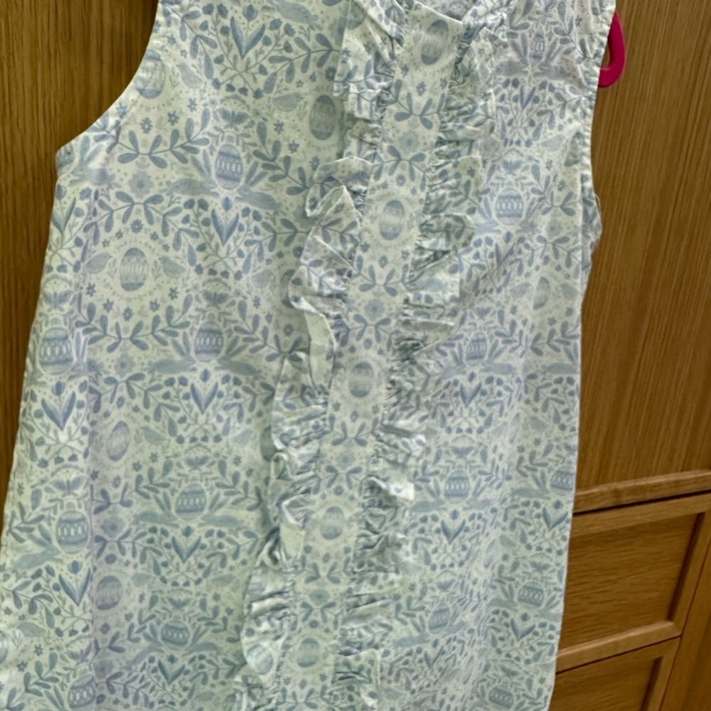 Anvy Kids Easter Bunny Shift Dress with Ruffle Detail, Size 8 - Picture 8 of 9